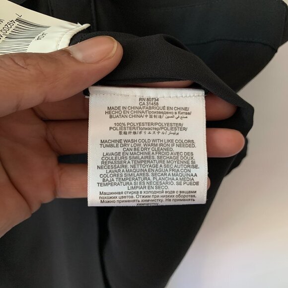 BCBGMaxAzria Women's Black Jada Cutout Tank Top Size XXS - Picture 6 of 8